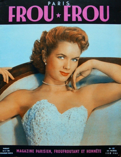 PARIS FROU FROU magazine side cover Issue 19  1955