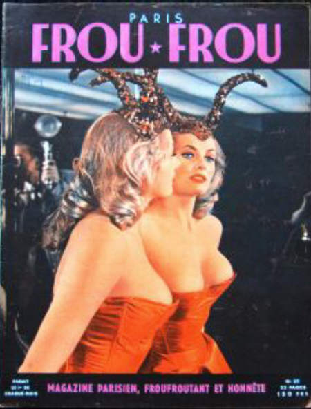 PARIS FROU FROU magazine cover Issue 27  1956