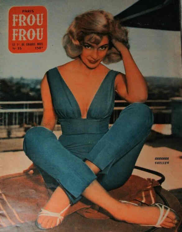 PARIS FROU FROU magazine cover Issue 35  1957
