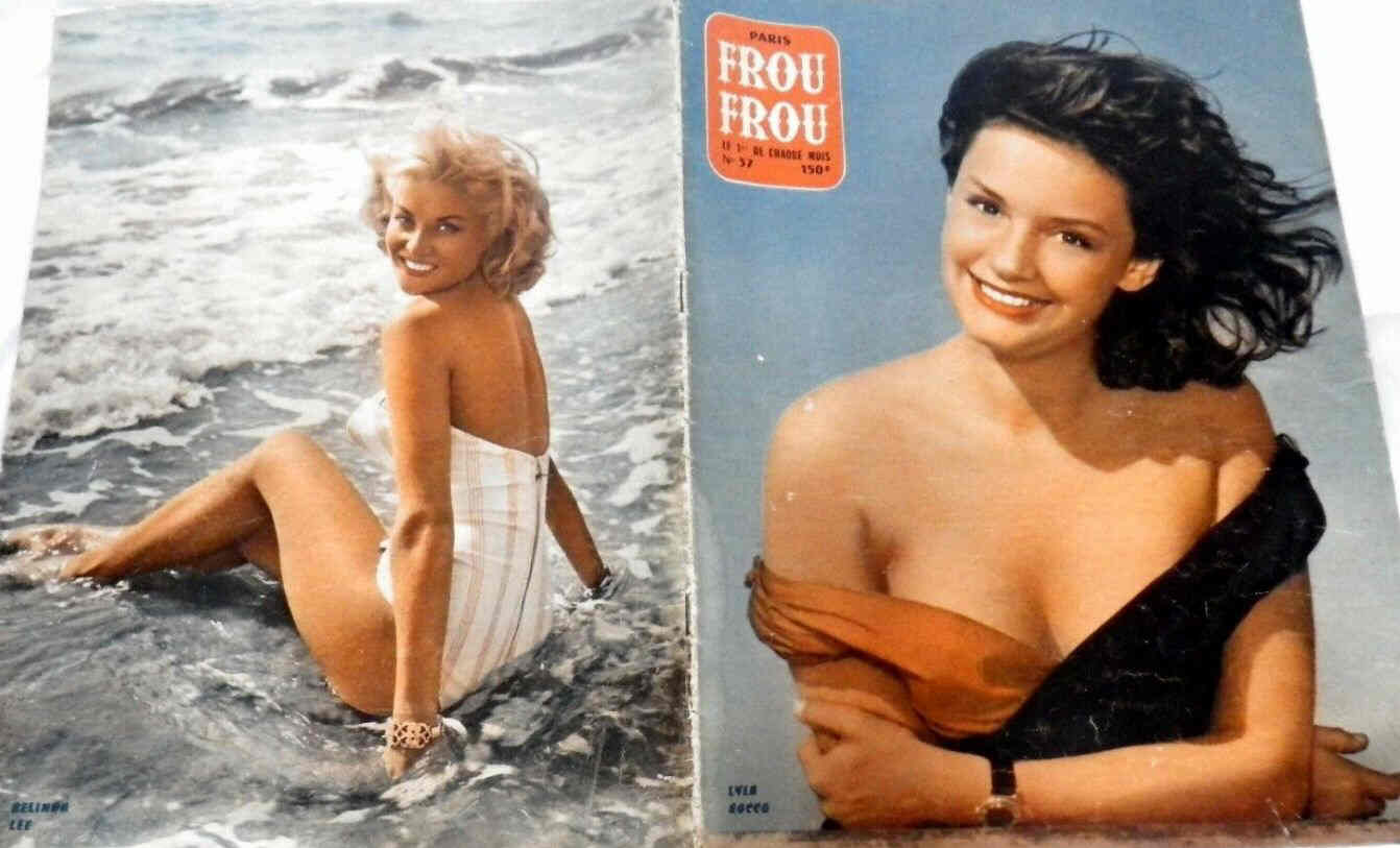 PARIS FROU FROU magazine cover Issue 37  1957