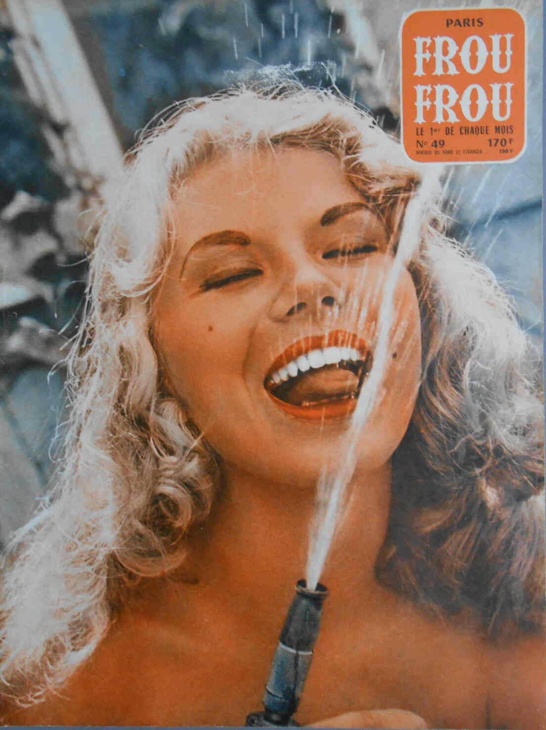 PARIS FROU FROU magazine cover Issue 49  1959