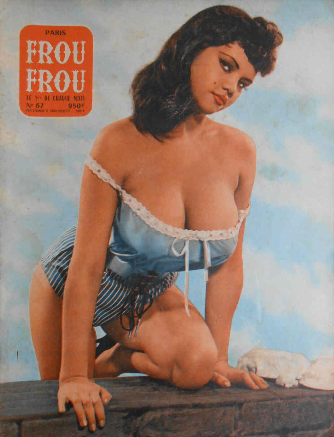 PARIS FROU FROU magazine cover Issue 67  1957