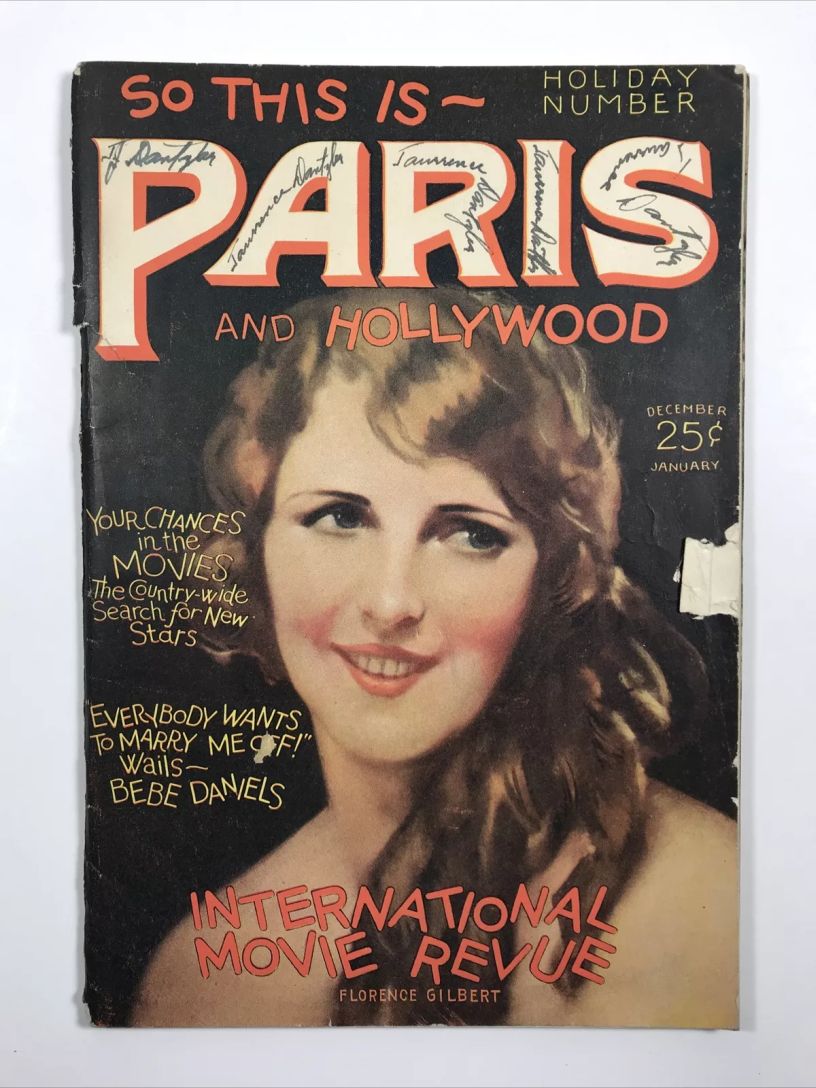 SO THIS IS PARIS magazine side cover December 1925/January 1926 
