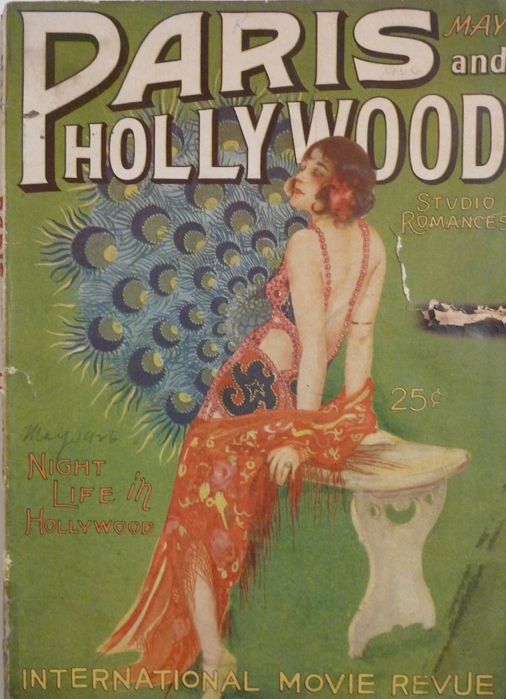 PARIS AND HOLLYWOOD magazine cover May 1926