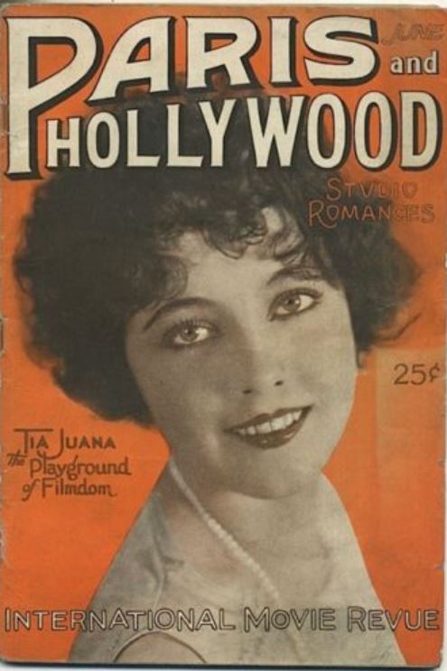 PARIS AND HOLLYWOOD magazine cover June 1926