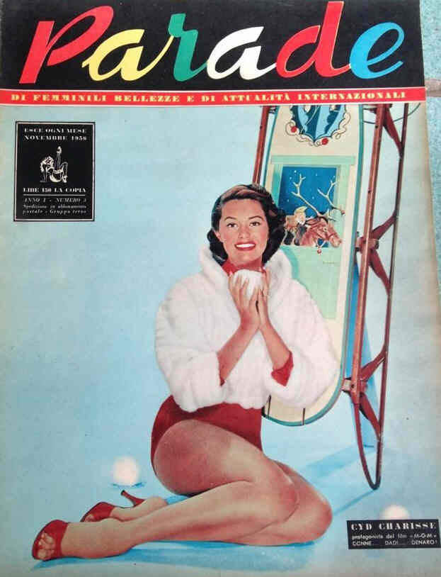 PARADE magazine side cover Issue 3 November 1956
