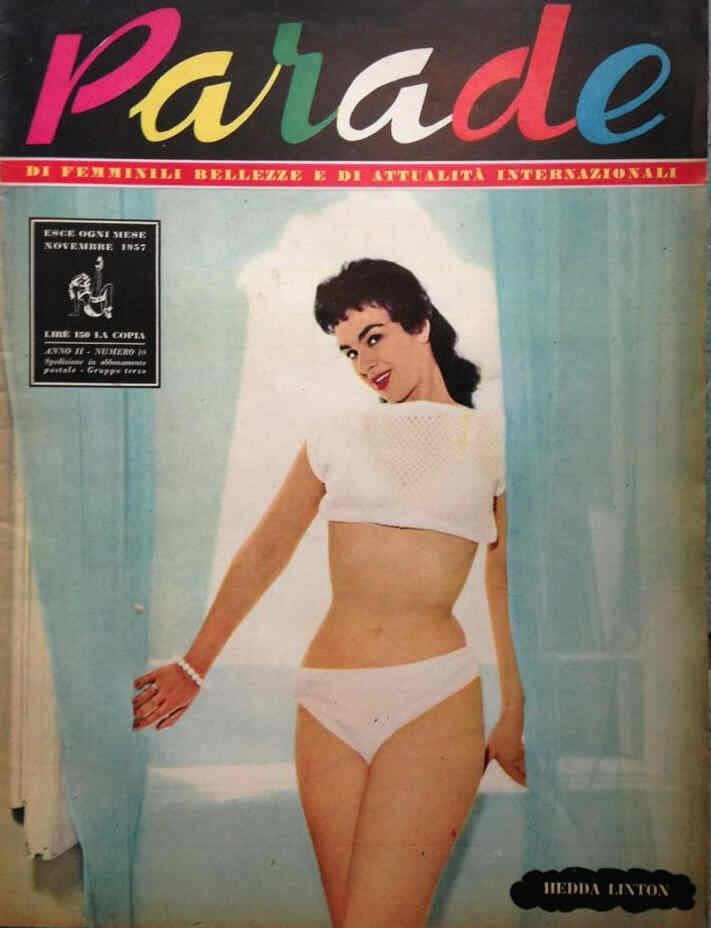 PARADE magazine side cover November 1957
