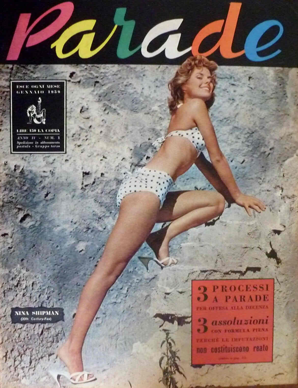 PARADE magazine cover January 1959