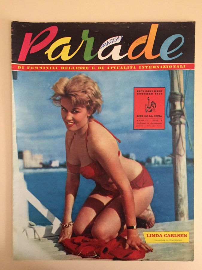 PARADE magazine side cover October 1959