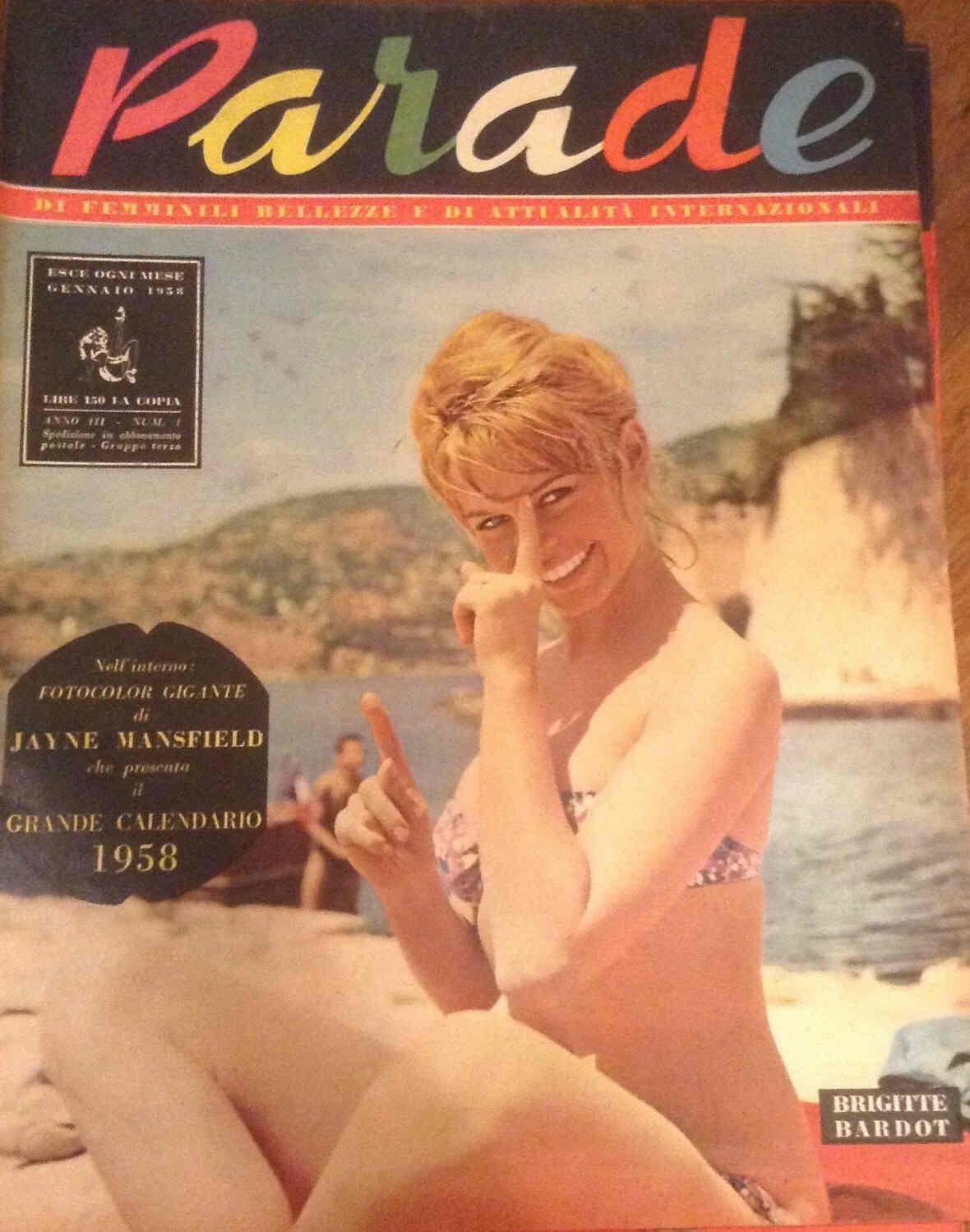PARADE magazine cover January 1958