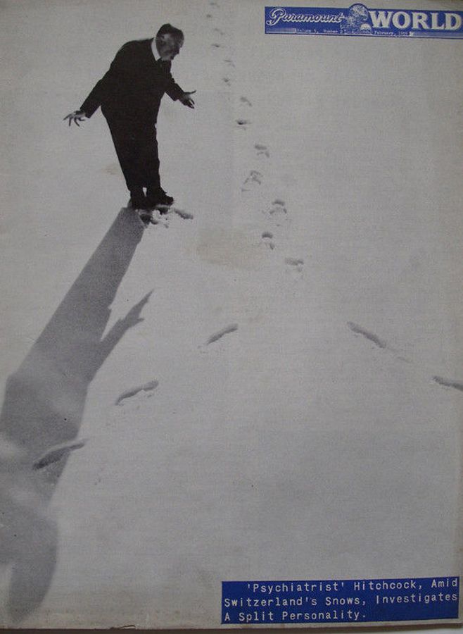 PARAMOUNT WORLD magazine side cover  February 1959