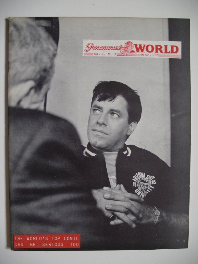 PARAMOUNT WORLD magazine side cover  March 1963