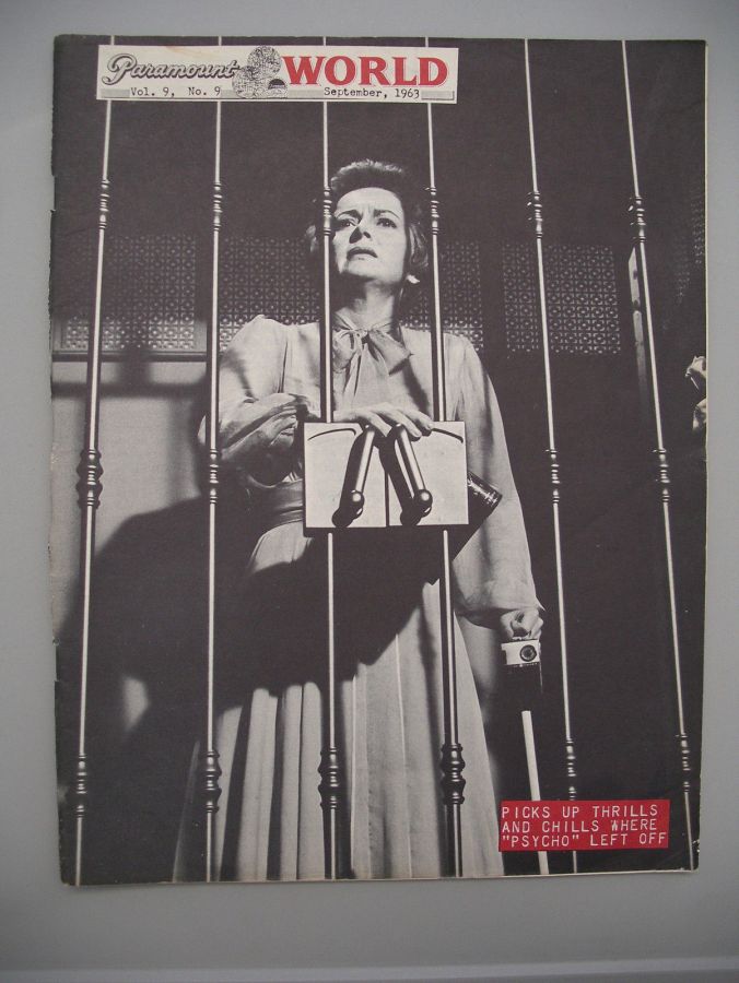 PARAMOUNT WORLD magazine side cover  September 1963
