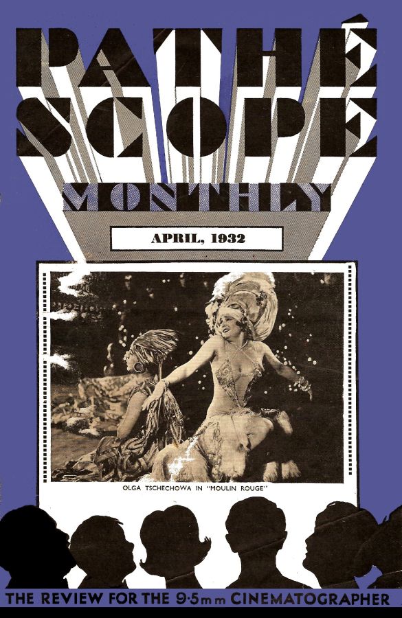 PATHESCOPE MONTHLY magazine cover April 1932