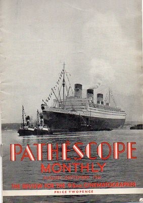 PATHESCOPE MONTHLY magazine cover  September 1936