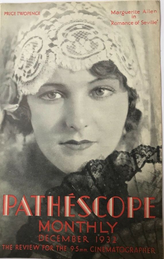 PATHESCOPE MONTHLY magazine cover  December 1932