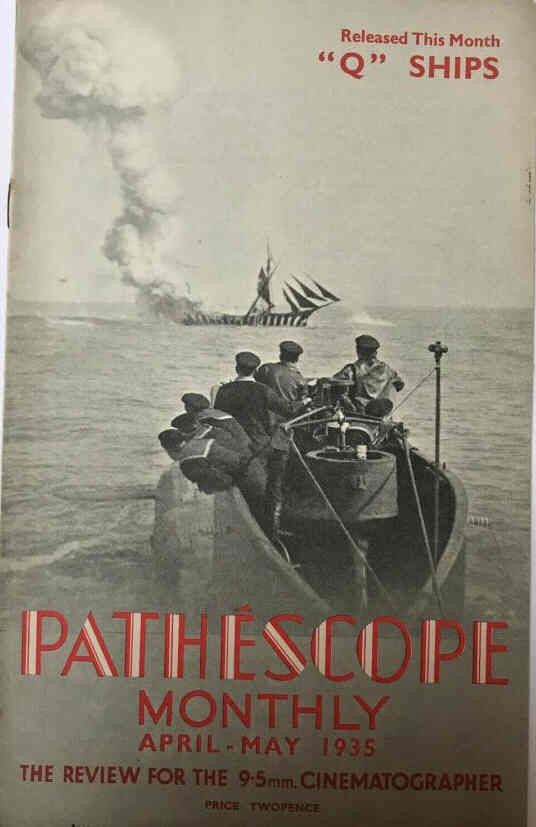 PATHESCOPE MONTHLY magazine cover  April/May 1935