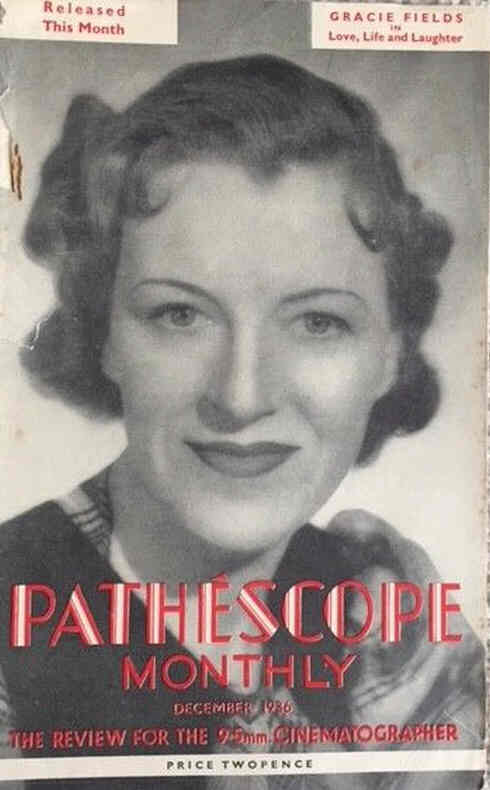 PATHESCOPE MONTHLY magazine cover  December 1936
