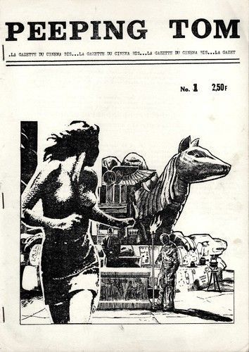 PEEPING TOM (70s) magazine cover Issue 1 September 1971