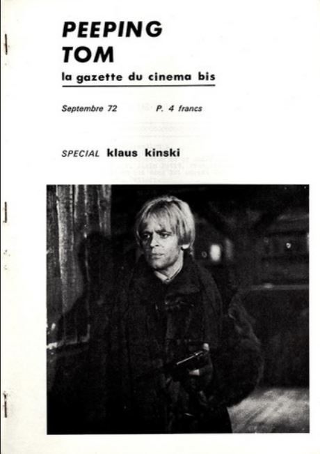 PEEPING TOM (70s) magazine cover Issue 4 September 1972