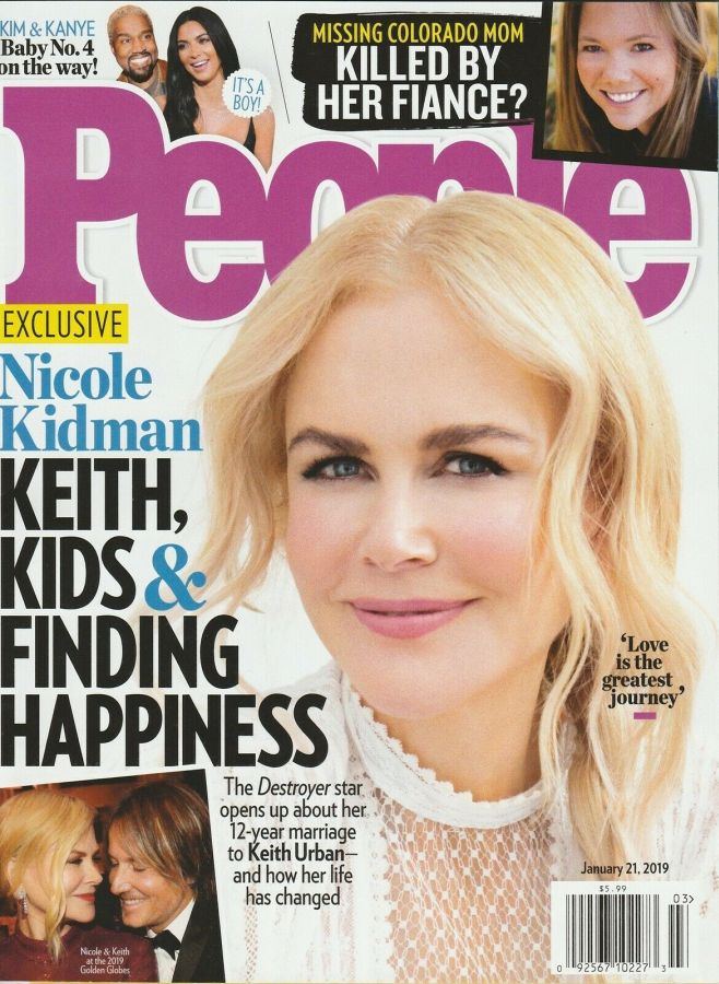 PEOPLE magazine cover 21 January 2019