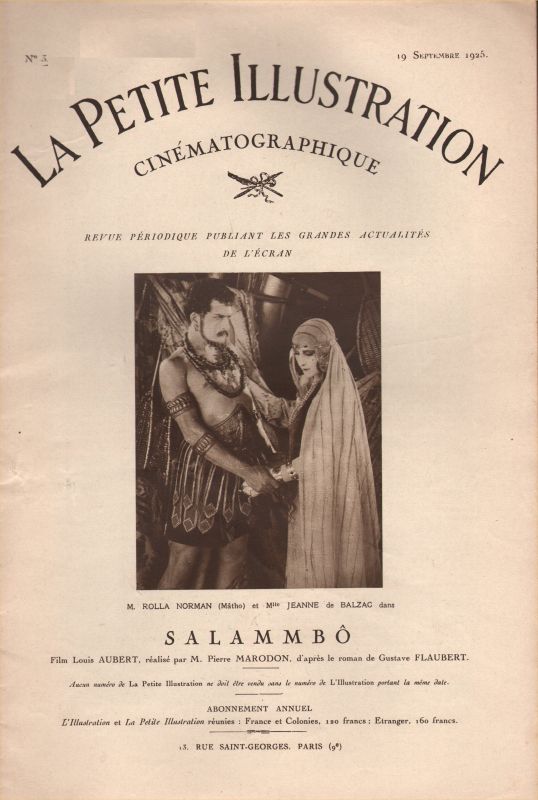 PETITE ILLUSTRATION | LA magazine cover Issue 3 19 September 1925