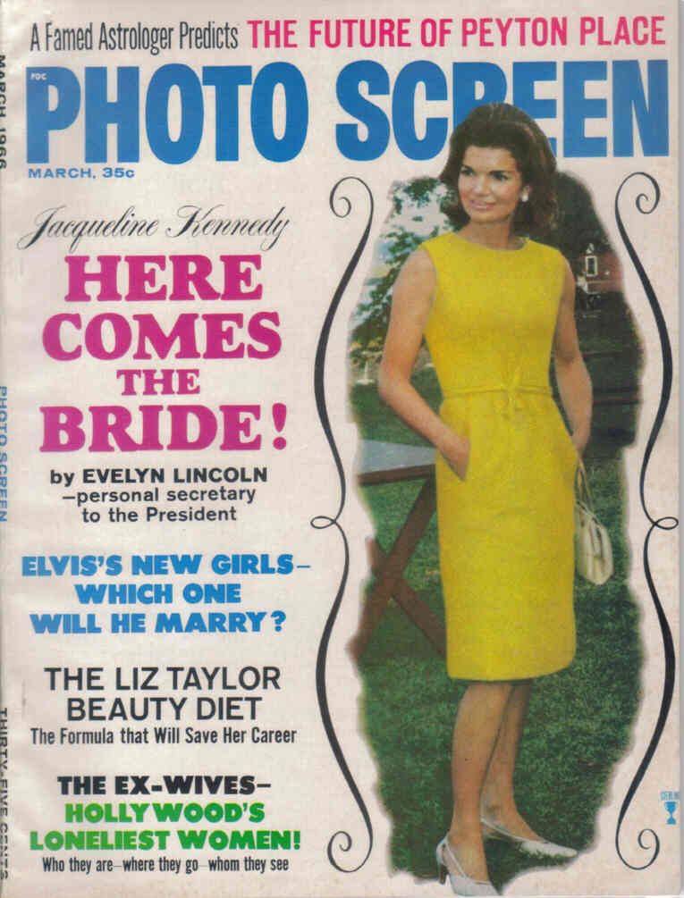 PHOTO SCREEN magazine cover March 1966