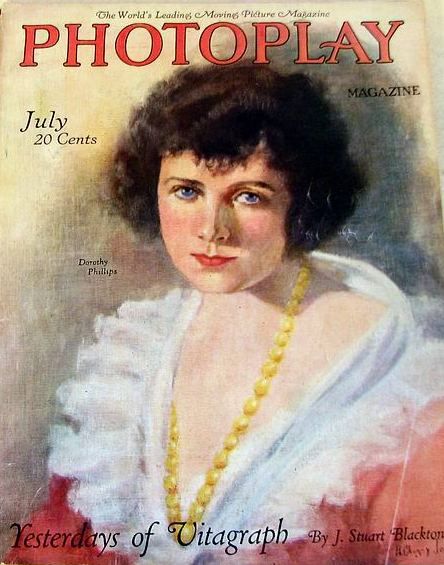 PHOTOPLAY magazine side cover Issue 98 July 1919