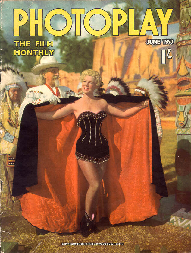 PHOTOPLAY (UK) magazine side cover Issue 4 June 1950