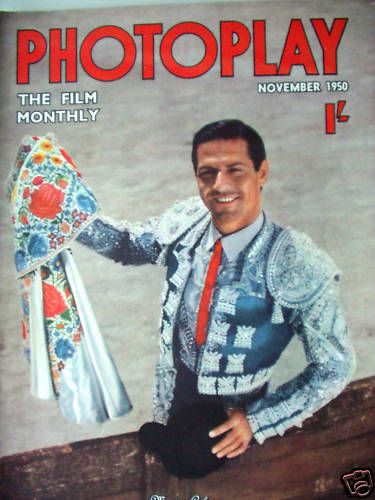PHOTOPLAY (UK) magazine side cover Issue 9 November 1950