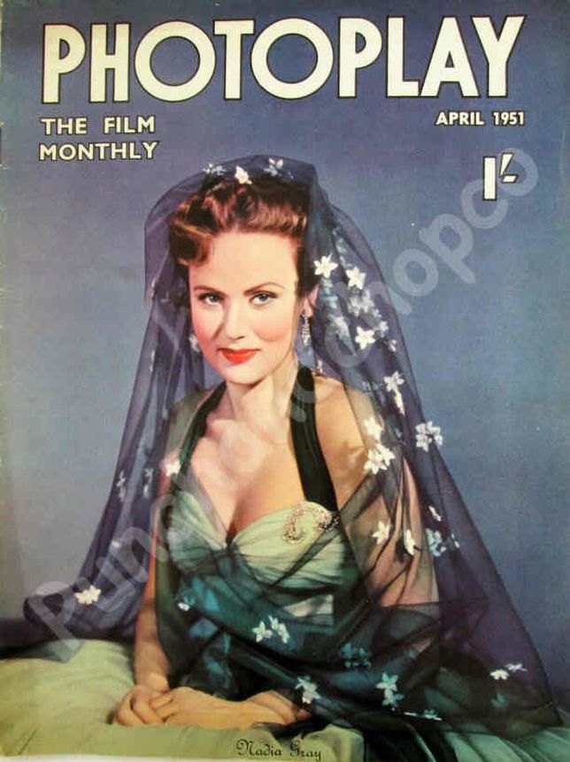 PHOTOPLAY (UK) magazine side cover Issue 14 April 1951