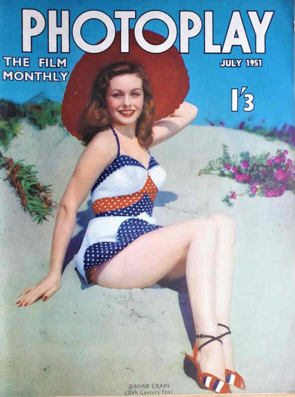 PHOTOPLAY (UK) magazine side cover Issue 17 July 1951
