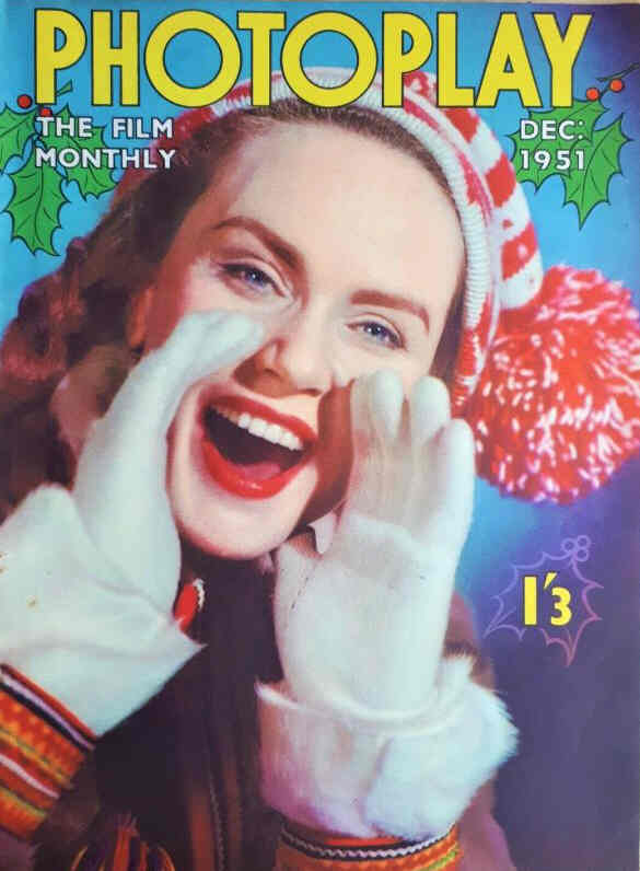 PHOTOPLAY (UK) magazine side cover Issue 22 December 1951