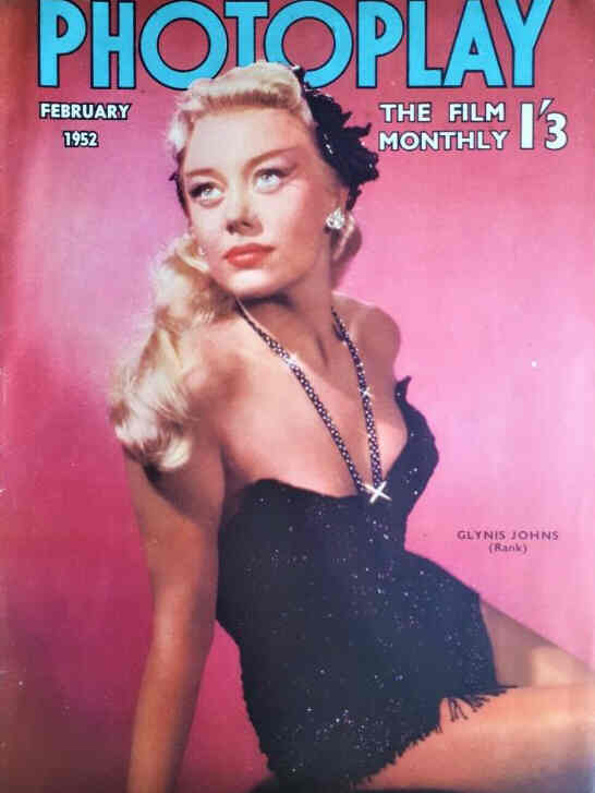 PHOTOPLAY (UK) magazine side cover Issue 24 February 1952