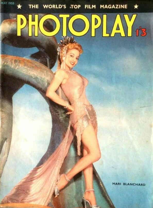 PHOTOPLAY (UK) magazine side cover Issue 39 May 1953