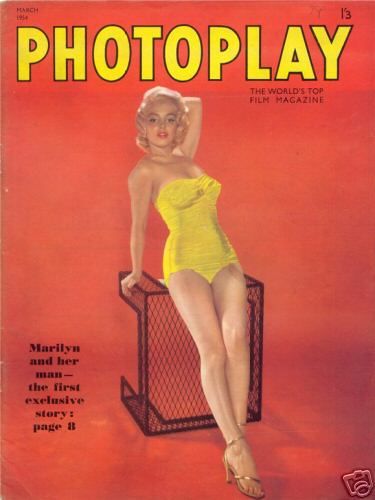 PHOTOPLAY (UK) magazine side cover Issue 49 March 1954