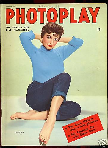 PHOTOPLAY (UK) magazine side cover Issue 61 March 1955