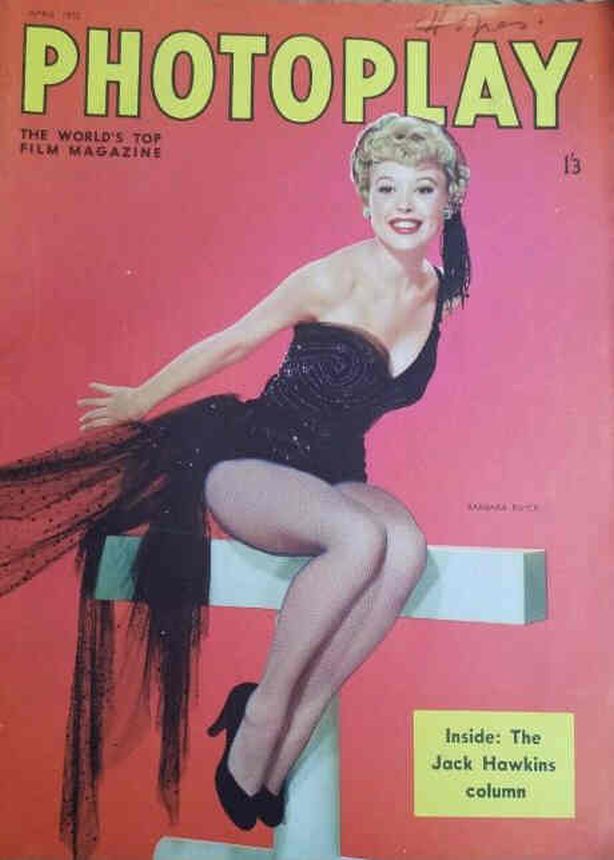 PHOTOPLAY (UK) magazine side cover Issue 62 April 1955