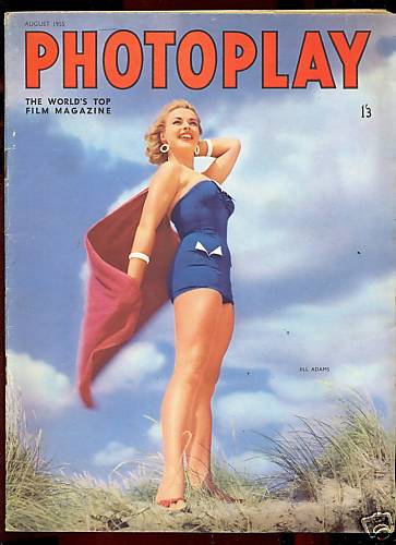 PHOTOPLAY (UK) magazine side cover Issue 66 August 1955