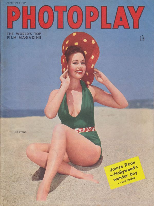 PHOTOPLAY (UK) magazine side cover Issue 67 September 1955