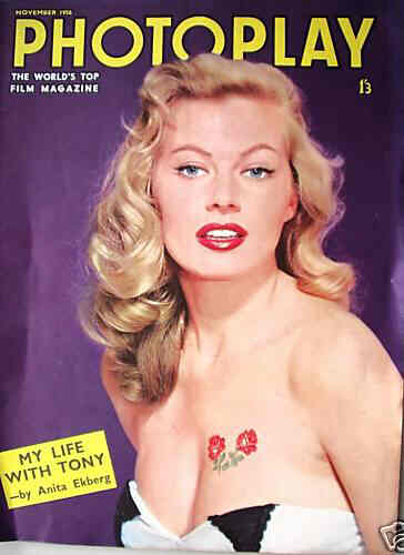 PHOTOPLAY (UK) magazine side cover Issue 81 November 1956