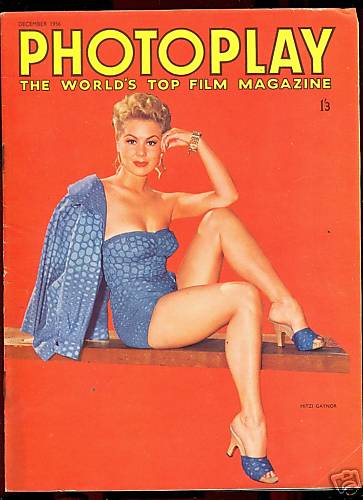 PHOTOPLAY (UK) magazine side cover Issue 82 December 1956