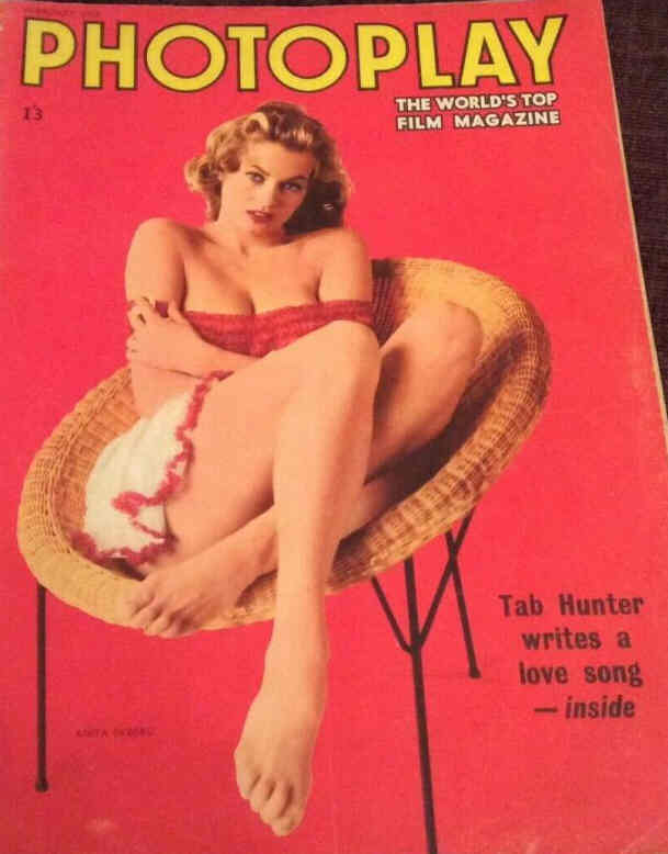 PHOTOPLAY (UK) magazine side cover Issue 96 February 1958