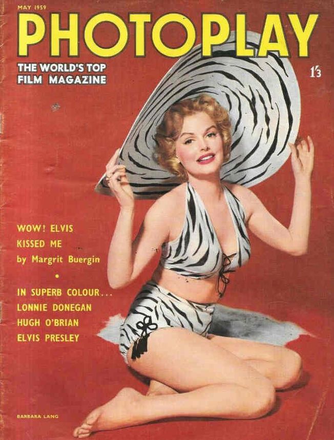 PHOTOPLAY (UK) magazine side cover Issue 111 May 1959