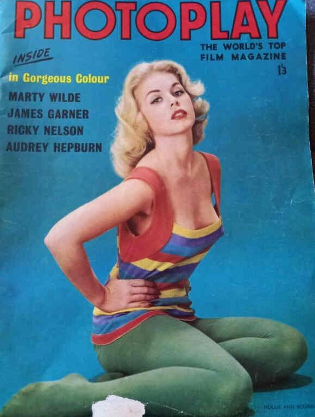 PHOTOPLAY (UK) magazine side cover Issue 113 August 1959