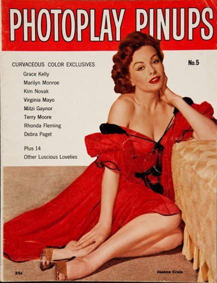PHOTOPLAY PINUPS magazine side cover Issue 5   1955