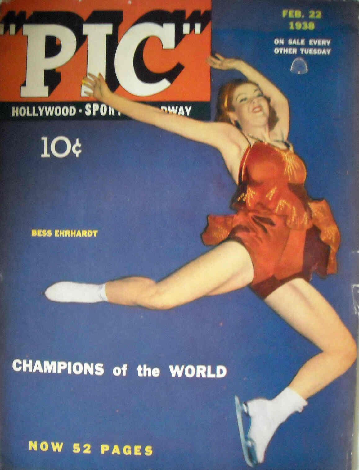 PIC magazine cover 22 February 1938