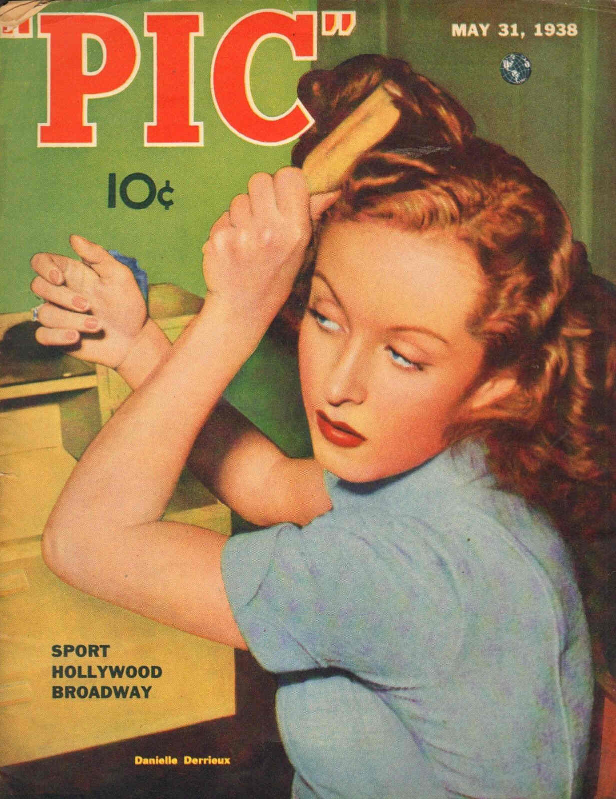 PIC magazine side cover 31 May 1938