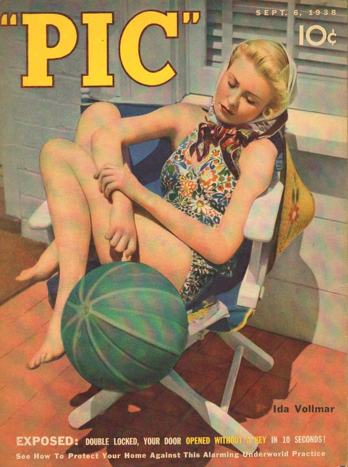 PIC magazine cover 6 September 1938