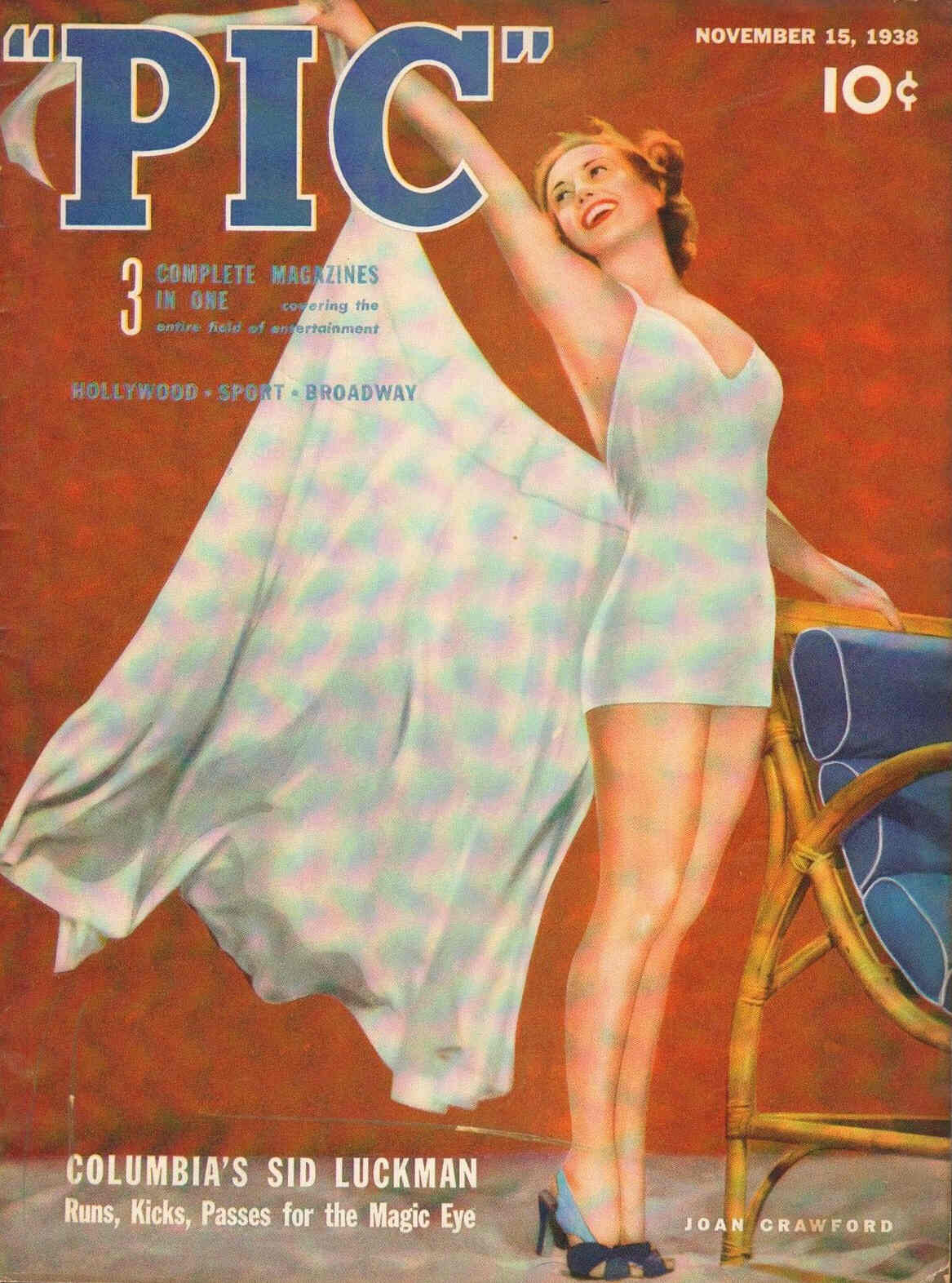 PIC magazine cover 15 November 1938